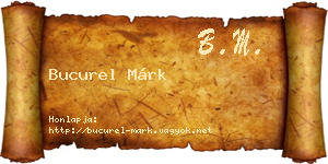 Bucurel Márk névjegykártya